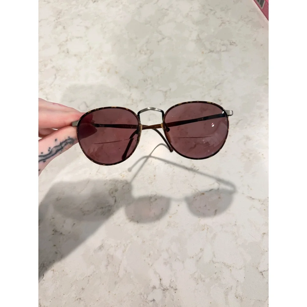 Giorgio Beverly Hills Vintage Round Sunglasses G 308 028 140 Frame Italy